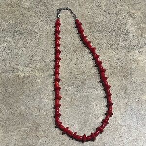 Costume Jewelry - Artificial Red Necklace